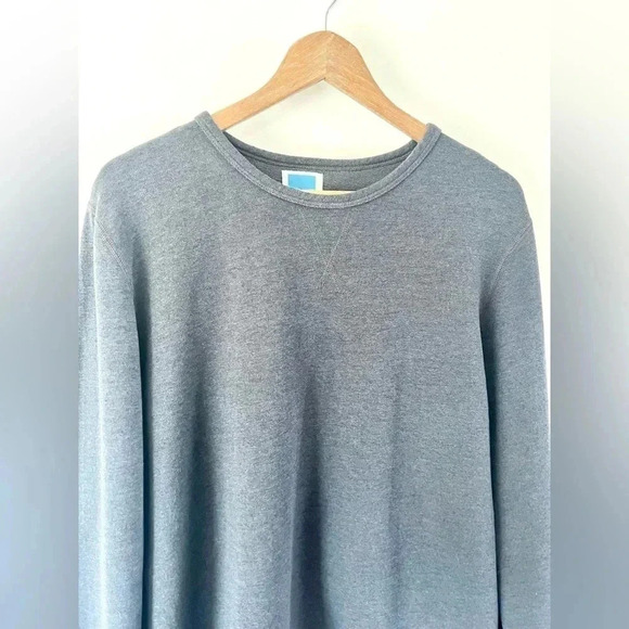 Jason Scott Dark Blue Crewneck Pullover Cotton Blend Sweatshirt Size XL - Picture 3 of 8